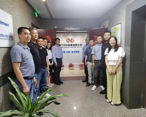 廈門海洋職業技術學院領導一行蒞臨廈門華洋海事 深化校企合作共育航運人才